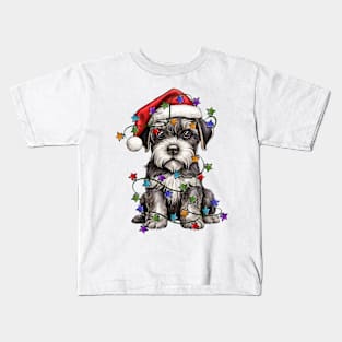 Christmas Puppy Kids T-Shirt